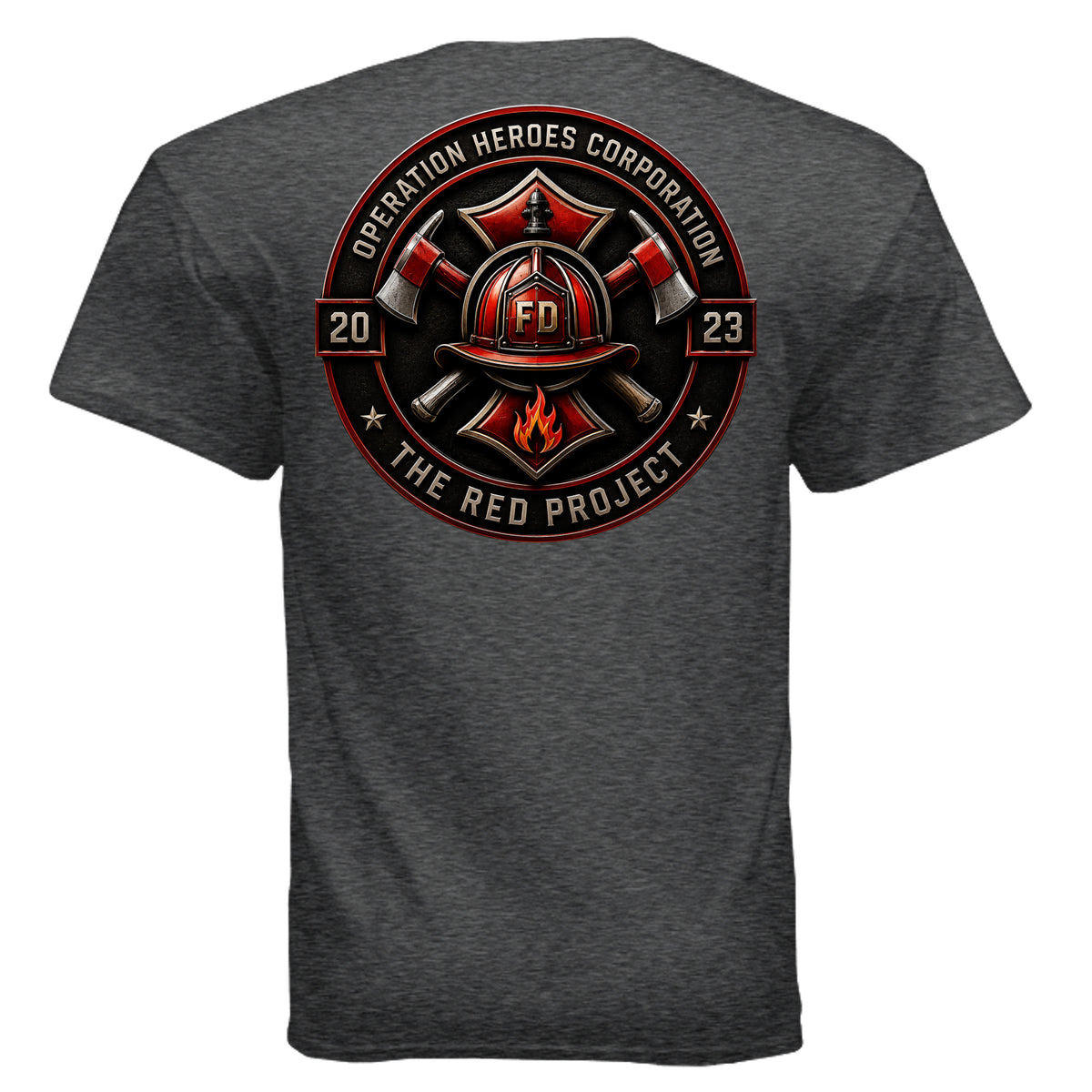 DARK HEATHER - G500 - BACK