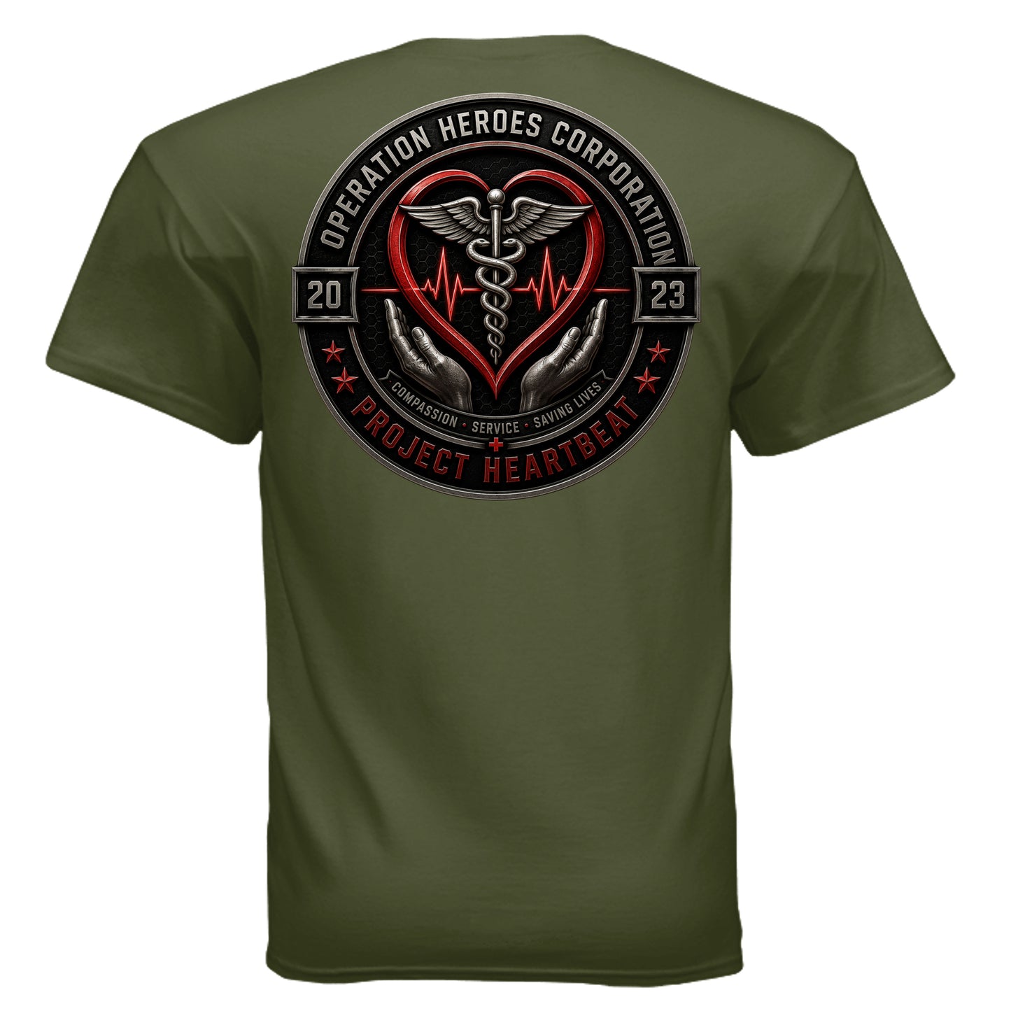 MILITARY GREEN - G500 - BACK